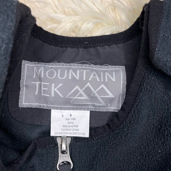Mountain Tek black unisex snow bib sz 5 youth - Picture 2 of 5